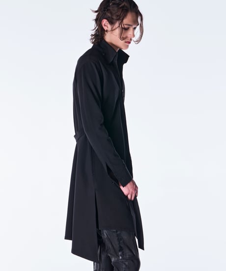 Mockroady Stand Collar Zipp Flare Shirt
