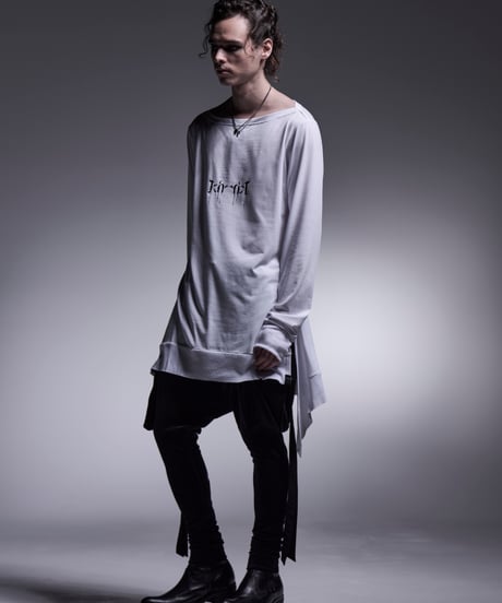BEATENJIKU Boat Neck Flare T-Shirt	(WH)