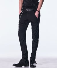 Combination Denim Curve Pants