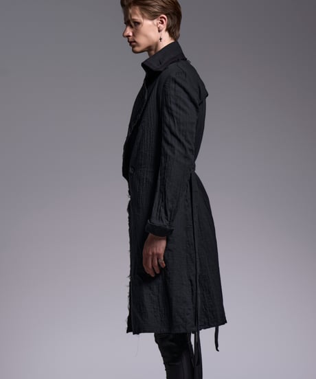 W-Gaze Gaze Napoleon Coat (Black)