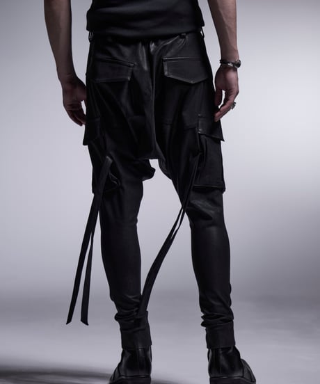 Coating High Tension Jersey Saruel Cargo Pants