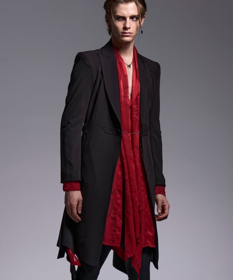 Shadow Butterfly Opal Stoal Flare Shirt (RED)