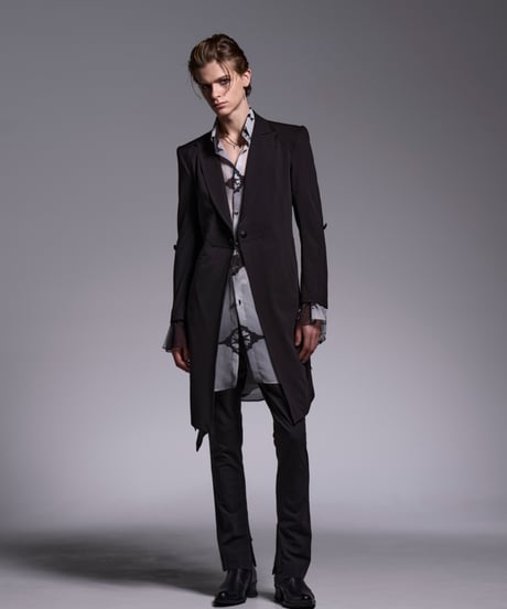 Decorative YOURYU	Gather Sleeve Shirt