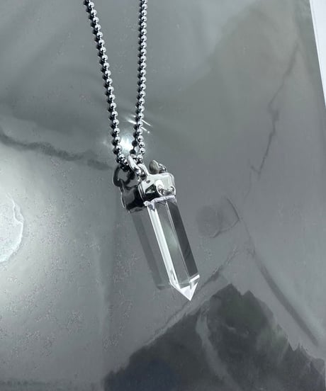 One off CHAIN NECKLACE [QUARTZ] with EAGLE / 限定商品