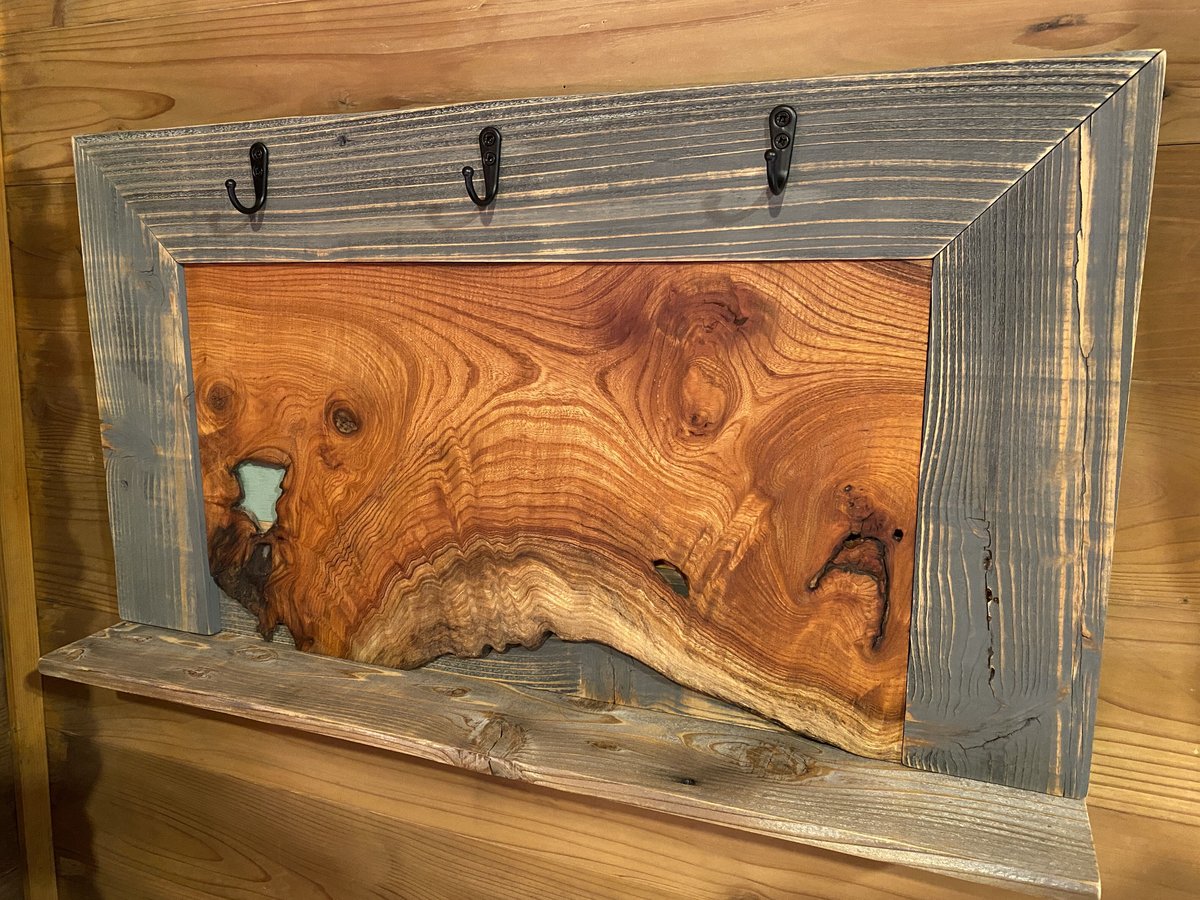 古材ウォールシェルフ01 | 齊藤商店 木と森とsauna&camp