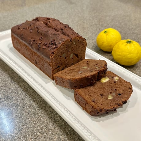 〜大寒卵の〜柚子と栗のカカオケーキ（グルテンフリー）