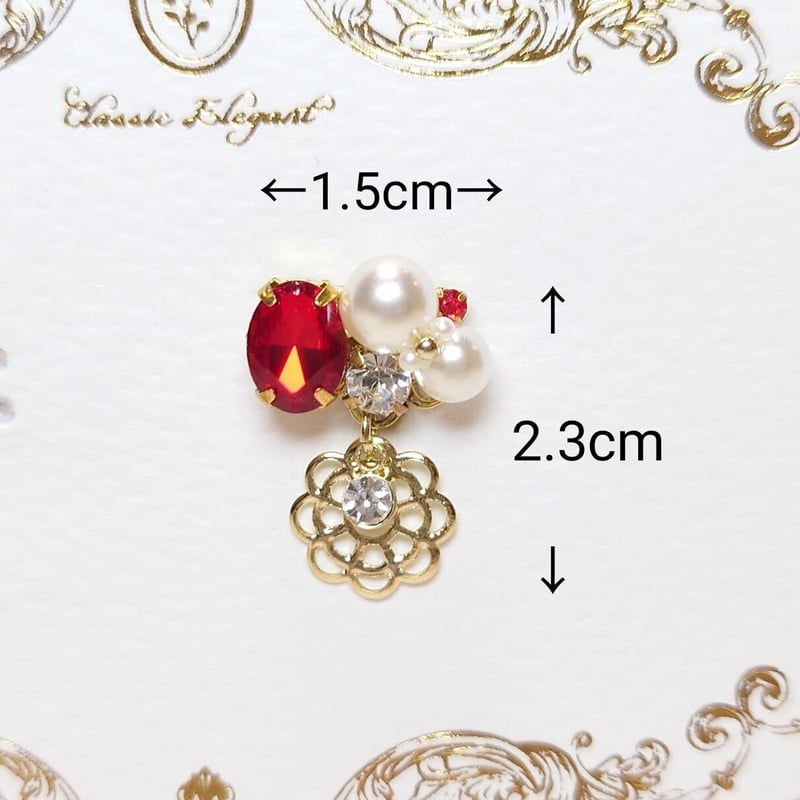 04 ハンドメイドピアス 手染めビーズ　アリス追加 04 ハンドメイドピアス 手染めビーズ アリス追加 08 ハンドメイド