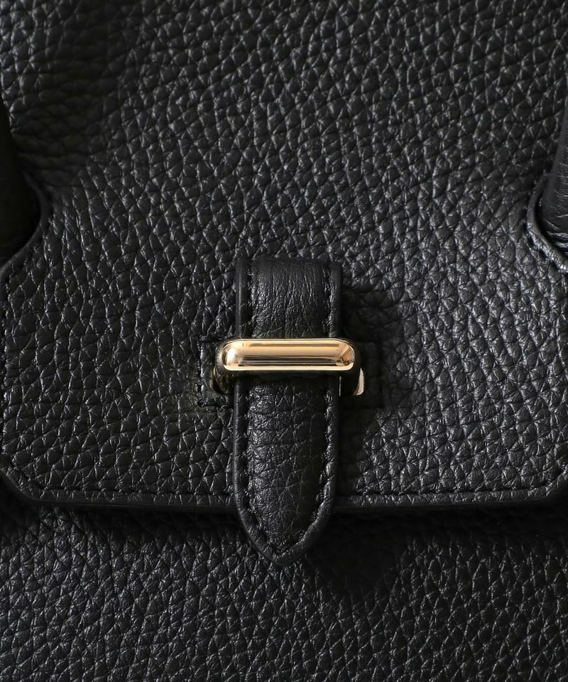 PELLE MORBIDA ヴィーン 牛革バッグ ブラック×ゴールド PELLE MORBIDA ペッレモルビダ】 ヴィーン 牛革 ボストンバッグ