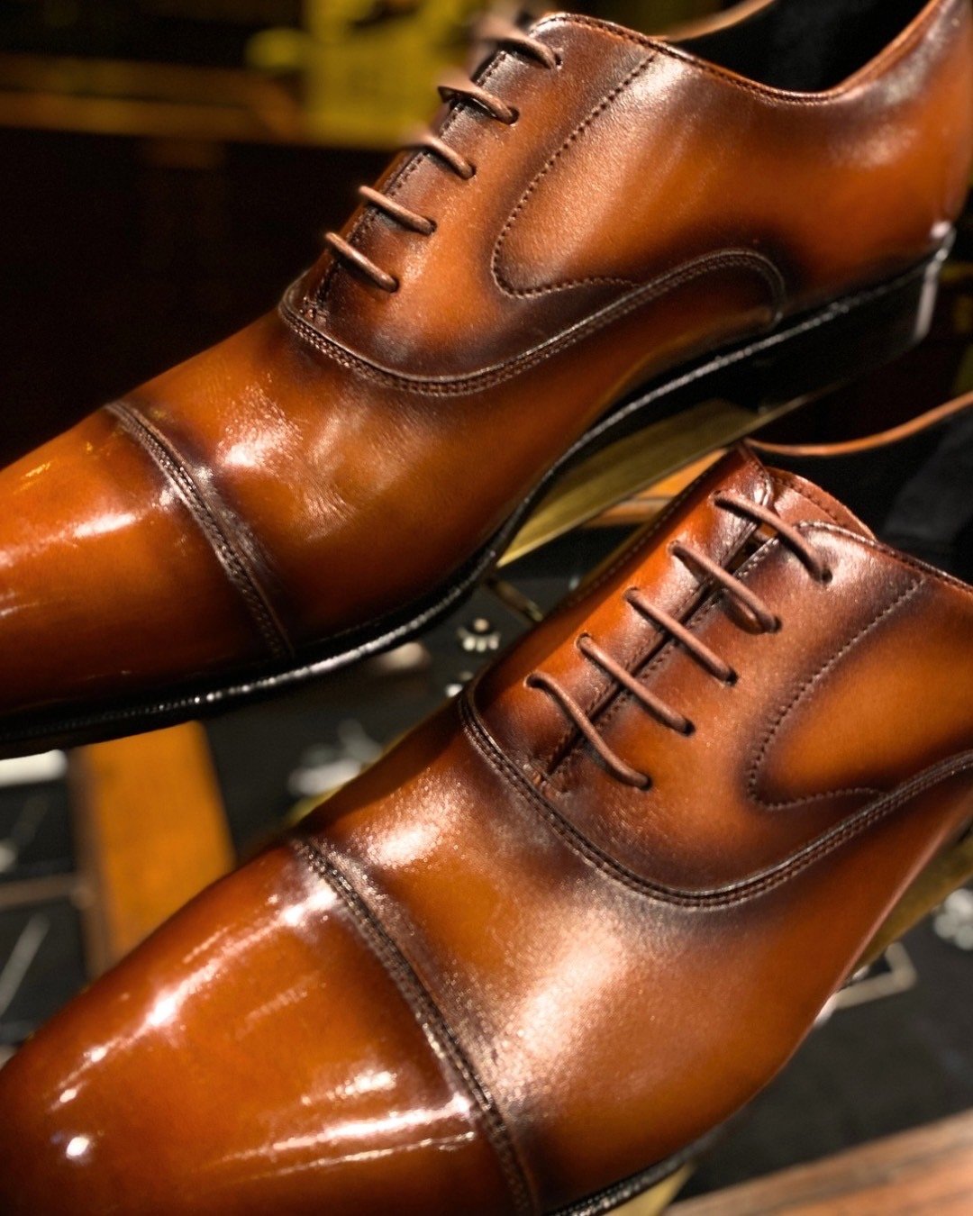 YvesSaintLaurent 25ストレートチップ内羽 内羽根ストレートチップ/レザーソール ラバーインジェクション