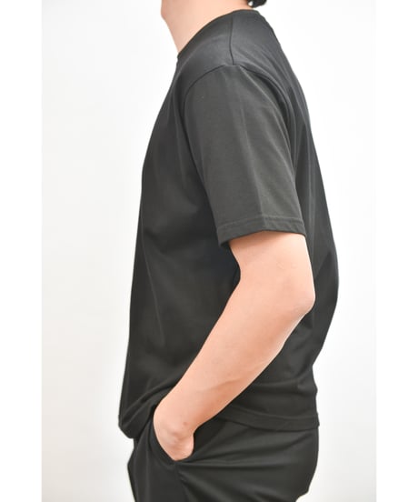 basic テレコTシャツ（BLACK）