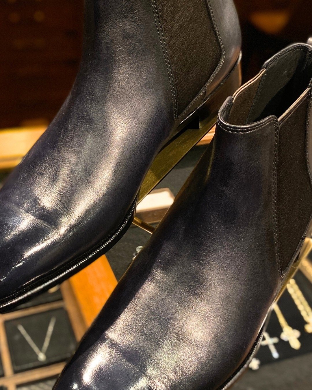 オーダーサイドゴアブーツ | unnames.onlineshop