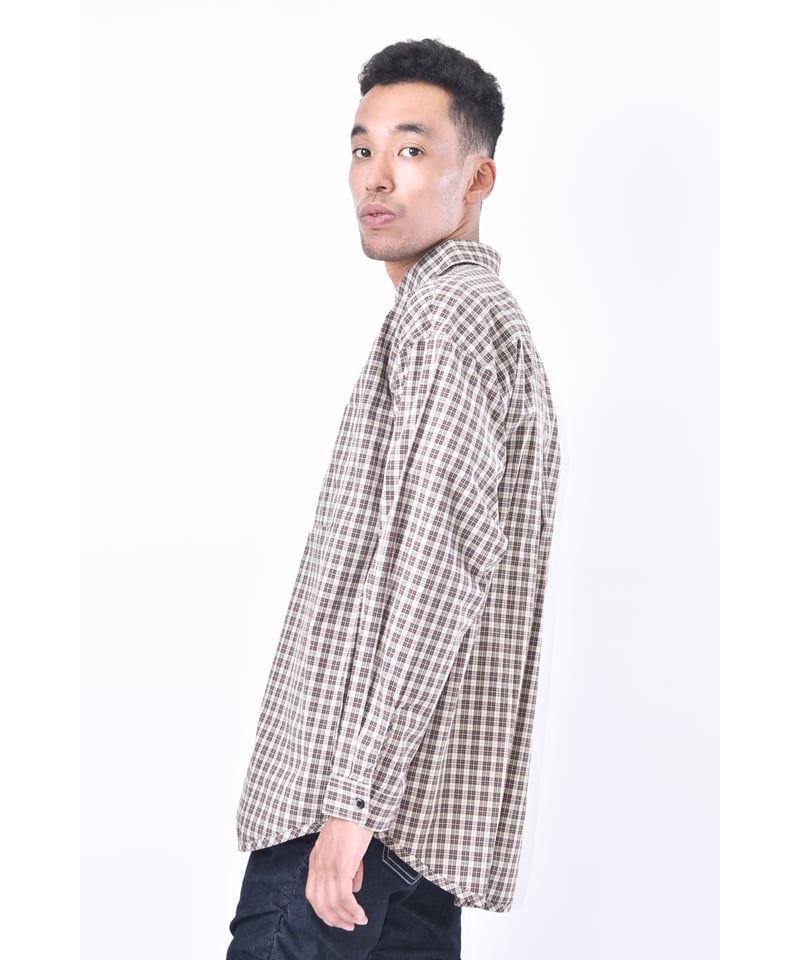 オーバーサイズチェックシャツ | unnames.onlineshop