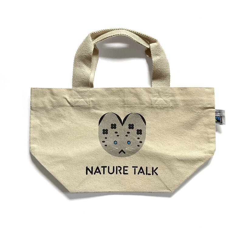 専用出品　ショップバッグ フェアトレード TOTE BAG【 S 】ユキヒョウ | Atelier NATURE TALK