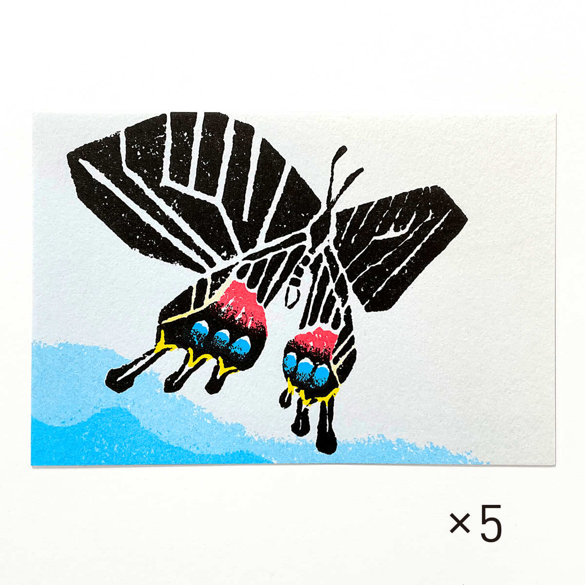 POSTCARD ブータンシボリアゲハ 5枚セット | Atelier NATURE TALK