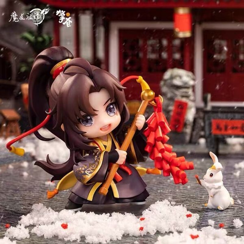 魔道祖師 春節版フィギュアセット\u0026背景セット - キャラクターグッズ