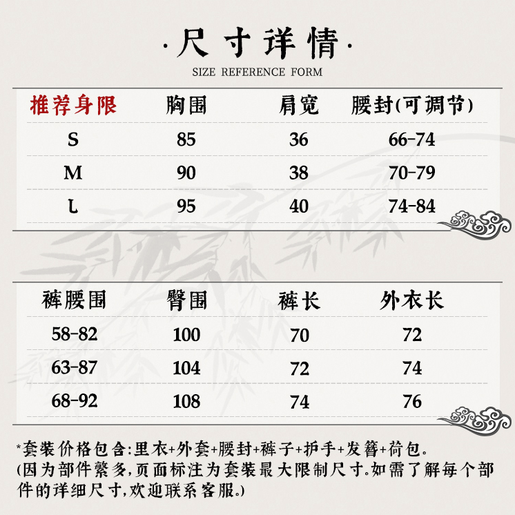 ニャン屋小舗）魔道祖師「義城篇」阿菁コスプレ服セット（内8点