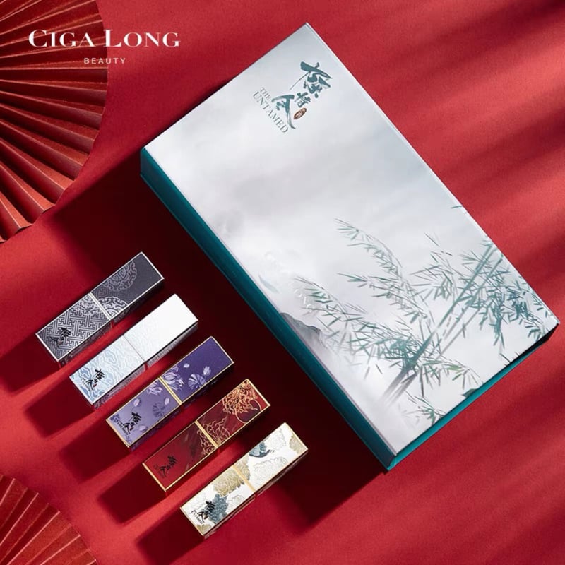 The Untamed 陳情令 CIGA LONG Beauty 口紅5本セット 販売終了】（CigaLong）陳情令 コラボリップ口紅セット（リップ本体