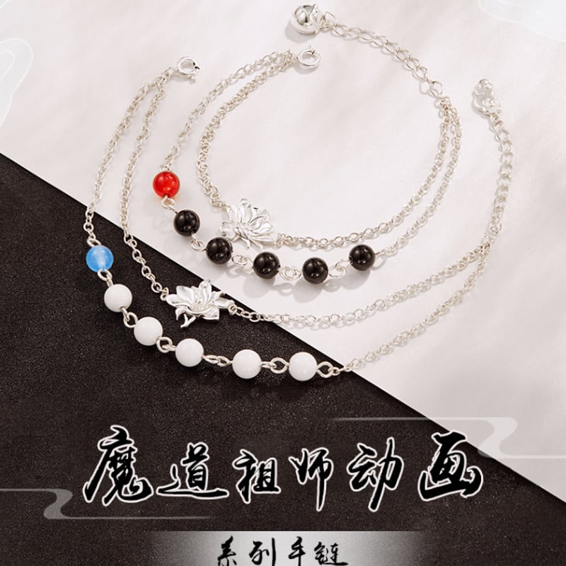 幸運石）魔道祖師「兎兎シリーズ」イヤリング・ブレスレット（3種類