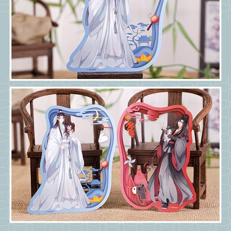 艾漫）魔道祖師「一緒に写真を撮る」PETカード（2種類） | 中国コスメ