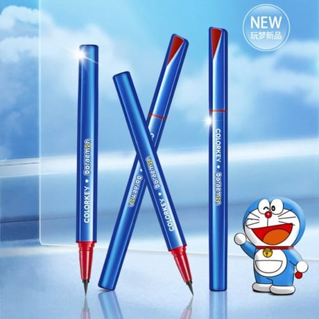 HUAWEIZI 花微子 落ちないリキッドアイライナー ブルー 青 10.jpg