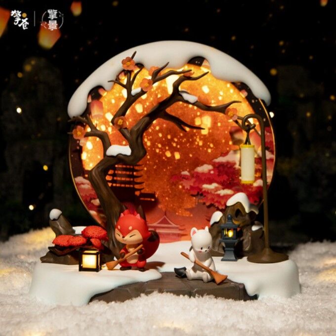 数量限定2000セット】（擎蒼）「明灯盈空千堆雪」シーン展示セット（赤