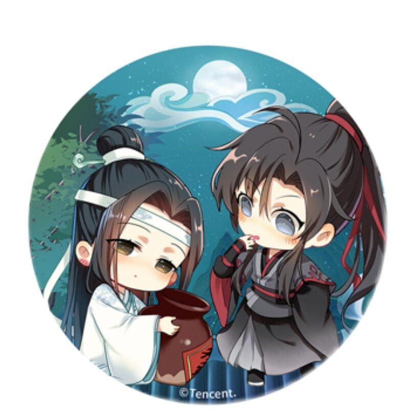 KAZE）魔道祖師「檀郎酔酒」レンチキュラー缶バッジ | 中国