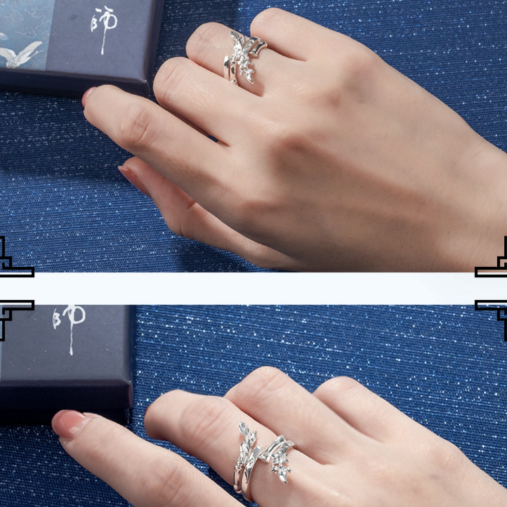 mini DOLL）魔道祖師「長相思」組み合わせ自由指輪（14～18号調整