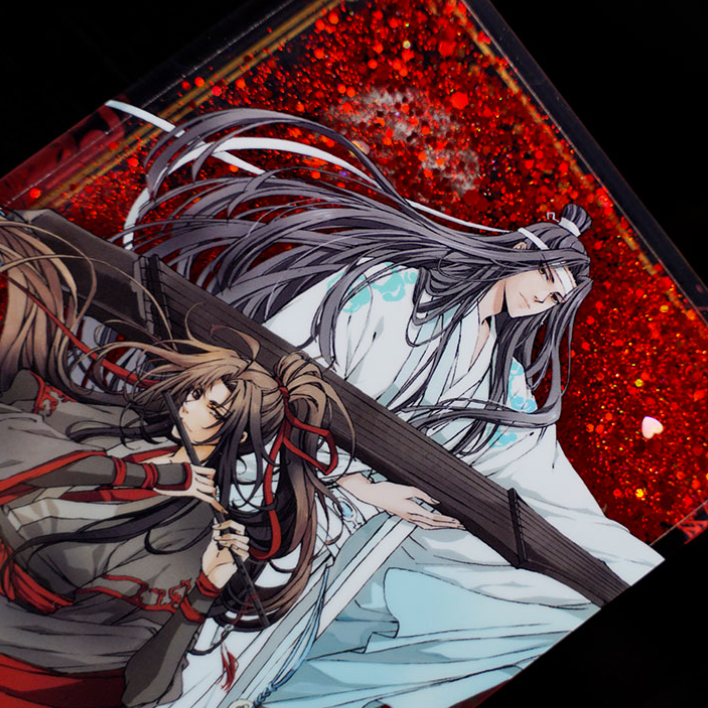 KAZE)魔道祖師「鳴鶴引」アクリルスタンド・流砂ブロック(2 KAZE)魔道祖師「鳴鶴引」アクリルスタンド・流砂ブロック(2