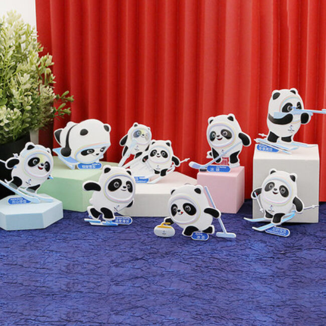 北京2022冬季オリンピック「冰墩墩」バッジ（サポート付き） | 中国