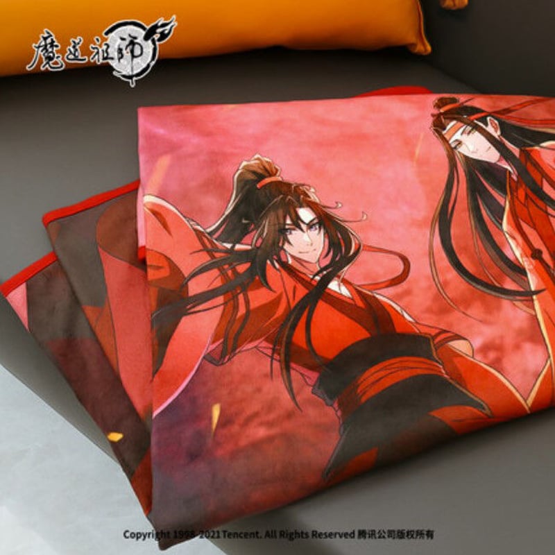 南漫社）魔道祖師「忘羨紅衣二人」ブランケット | 中国コスメ・雑貨直送