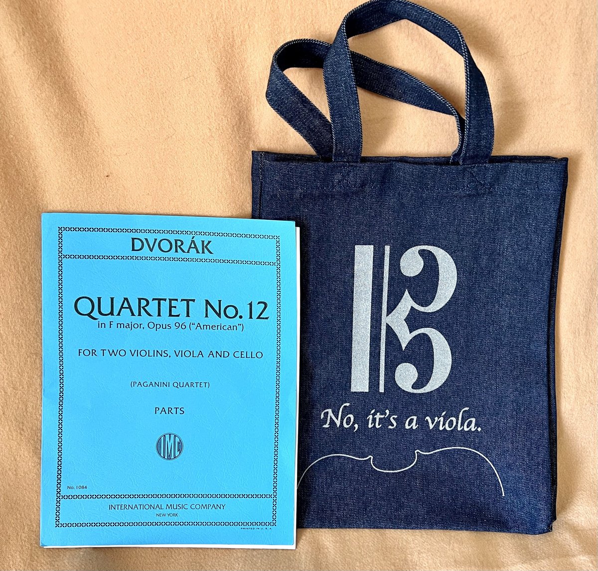 ハ音記号トートバッグ C-clef tote bag “No, it's a viola.”