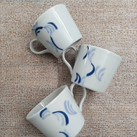 コーヒーカップ　山路ピーコック文