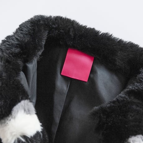 Sugar stripe reversible coat