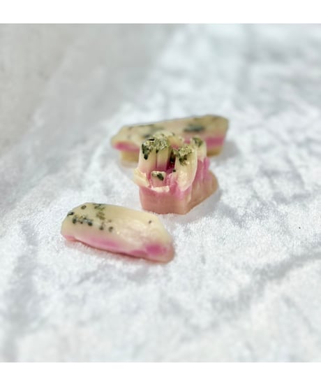 Set of 3 Crystals／ピンクグラデーション／フラワー&ハーブアソートの香り／ WAXBAR®