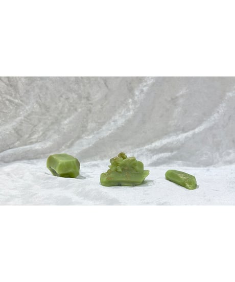 Set of 3 Crystals／モス／フラワー&ハーブアソートの香り／ WAXBAR®