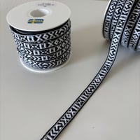 バンド織リボン　レットヴィーク（ブラック）