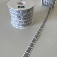 バンド織リボン　レクサンド（シルバー）