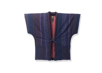 半袖半纏 　冬椿奴（ パープル）＊送料無料＊
