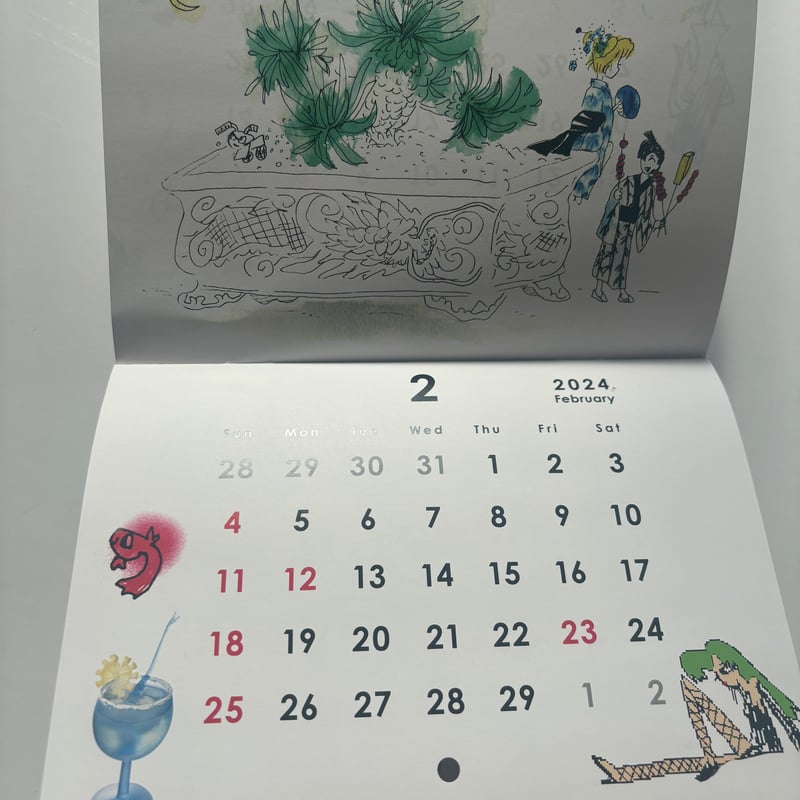 2024 calendar（送料込み） | REIJI FUKITSU SHOP