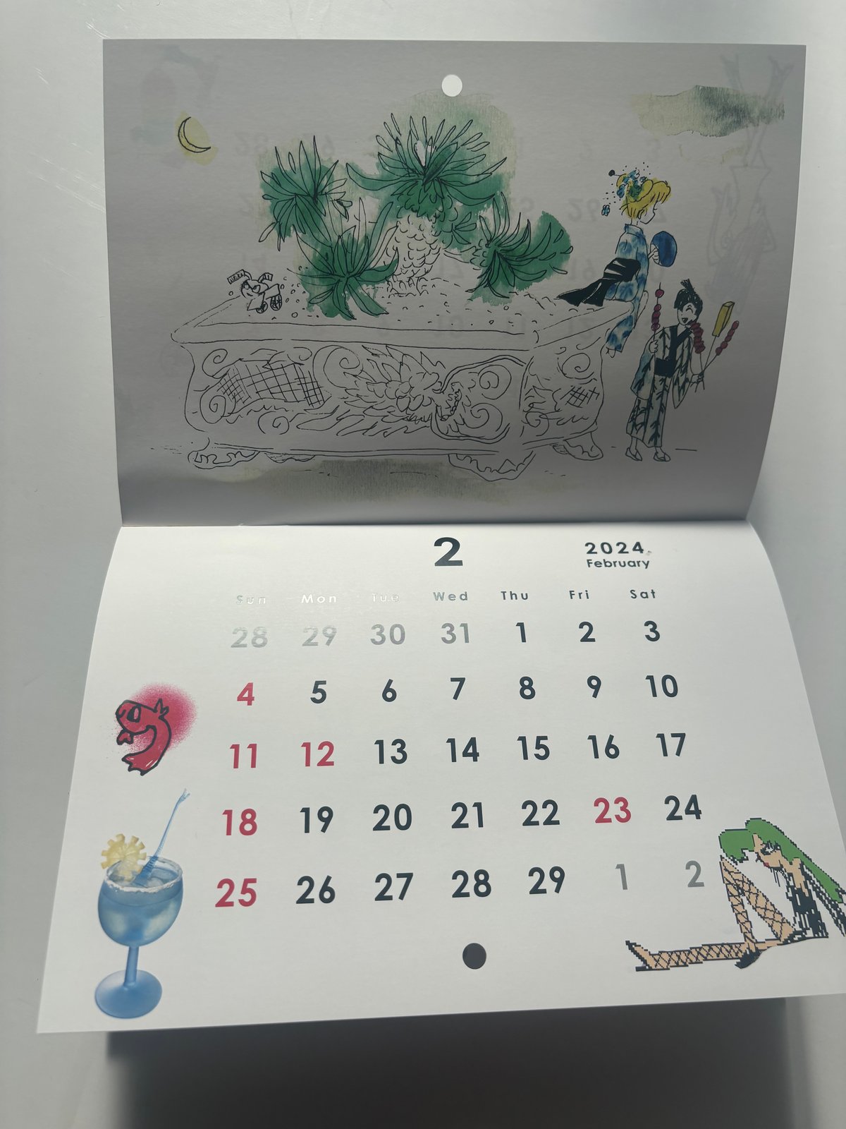 2024 calendar（送料込み） | REIJI FUKITSU SHOP