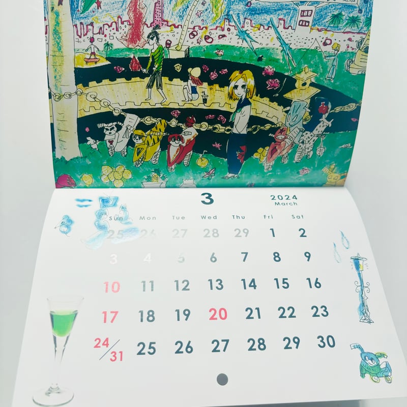 2024 calendar（送料込み） | REIJI FUKITSU SHOP