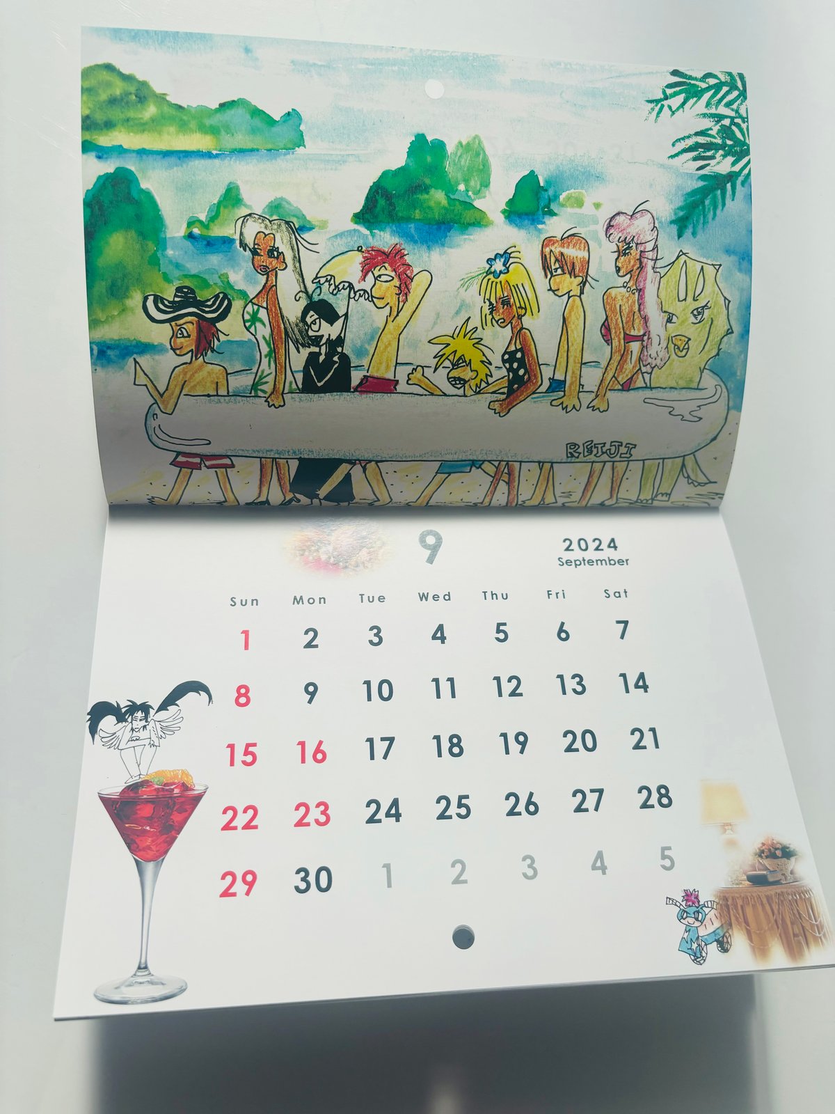 2024 calendar（送料込み） | REIJI FUKITSU SHOP