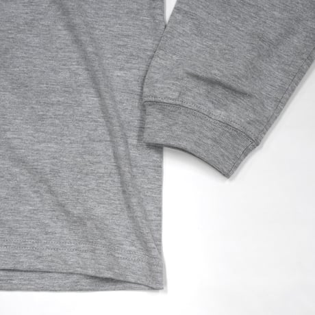KURIHARA CITY 5.6オンス ロングスリーブ Tシャツ（ミックスグレー）