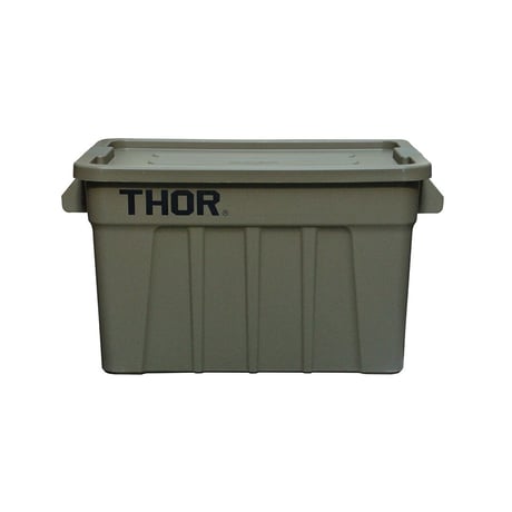 THOR Large Totes With Lid 75L Olive drab 収納ボックス