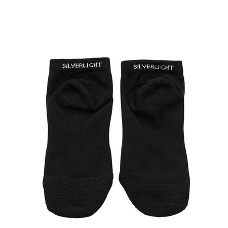SILVERLIGHT HIKING SOCKS アンクルソックス 抗菌防臭生涯保証（ブラック）