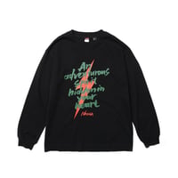 NANGA｜ナンガ ADVENTUROUS SPIRIT LS TEE（ブラック）