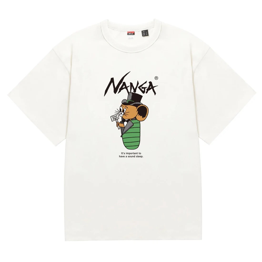 え*む様 限定品　NANGA Jerry Ukai GOOUT ロンＴ NANGA NANGA×Jerry Ukai ECO HYBRID Sleeping Jerry Marquez TEE