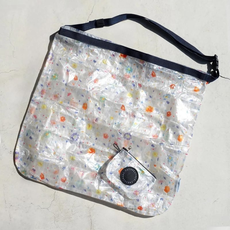 未使用品 フェアウェザー パッカブルショルダーバッグ ダイニーマ ブラック 未使用品 フェアウェザー パッカブルショルダーバッグ ダイニーマ