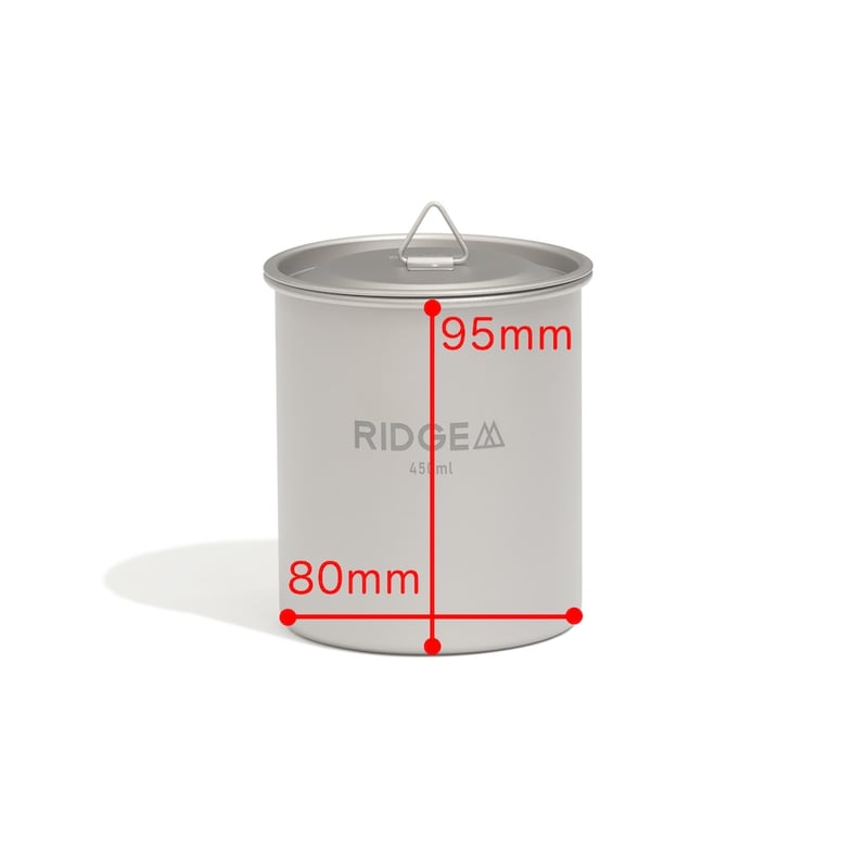 RIDGE MOUNTAIN GEAR｜リッジマウンテンギア Titanium Mug 450