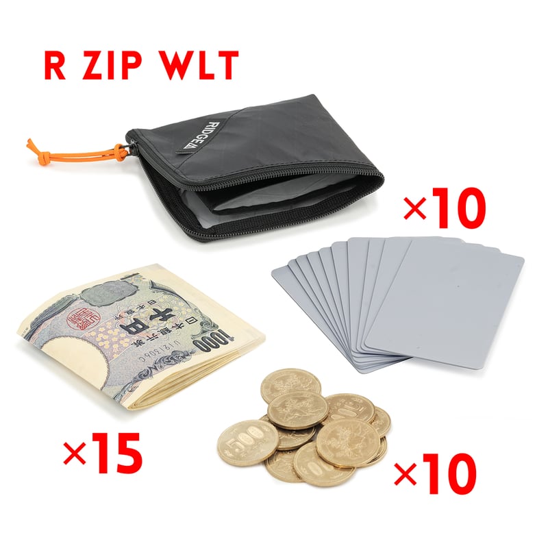 RIDGE MOUNTAIN GEAR｜R ZIP WLT X-Pac リッジマウンテンギア